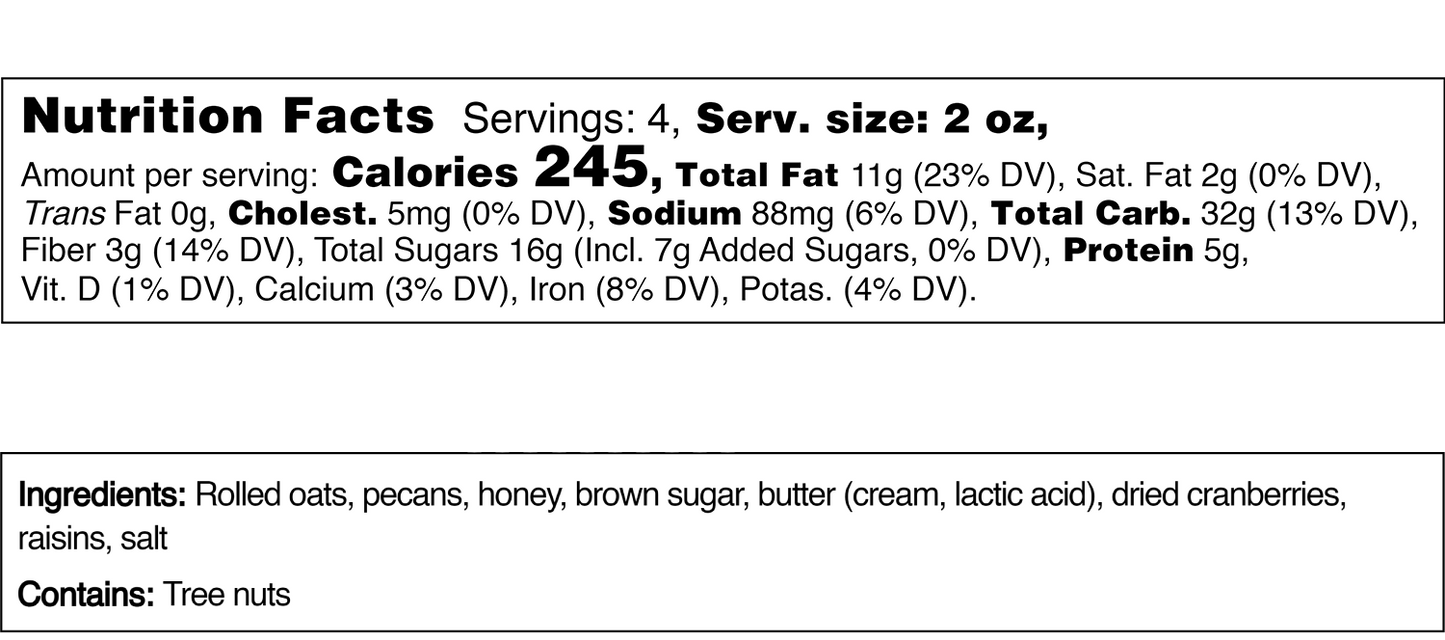 Honey Flavored Granola